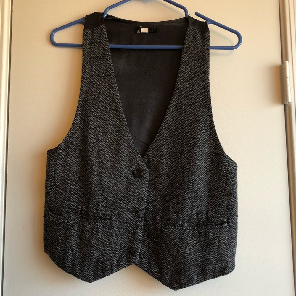Tweed vest